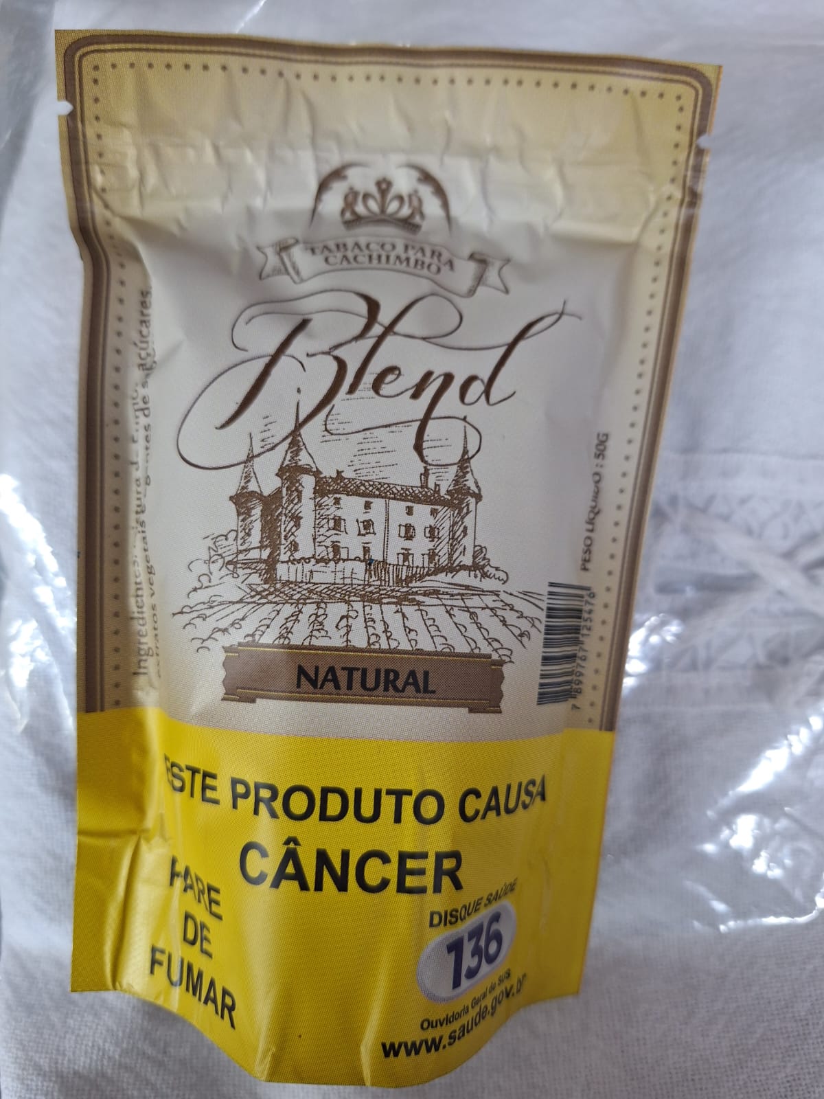 Tabaco para Cachimbo - Natural